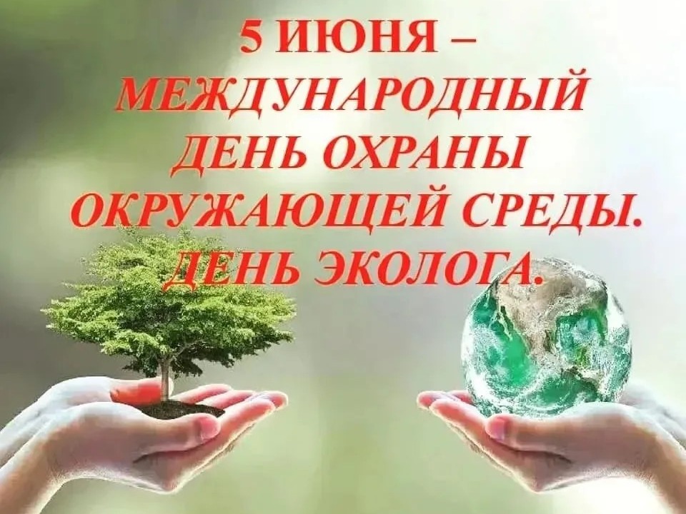 Всемирный день охраны окружающей среды и День эколога в России.