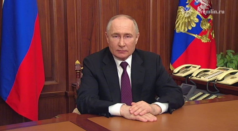 Владимир Путин обратился к гражданам по итогам выборов Президента России. Владимир Путин обратился к гражданам по итогам выборов Президента России.